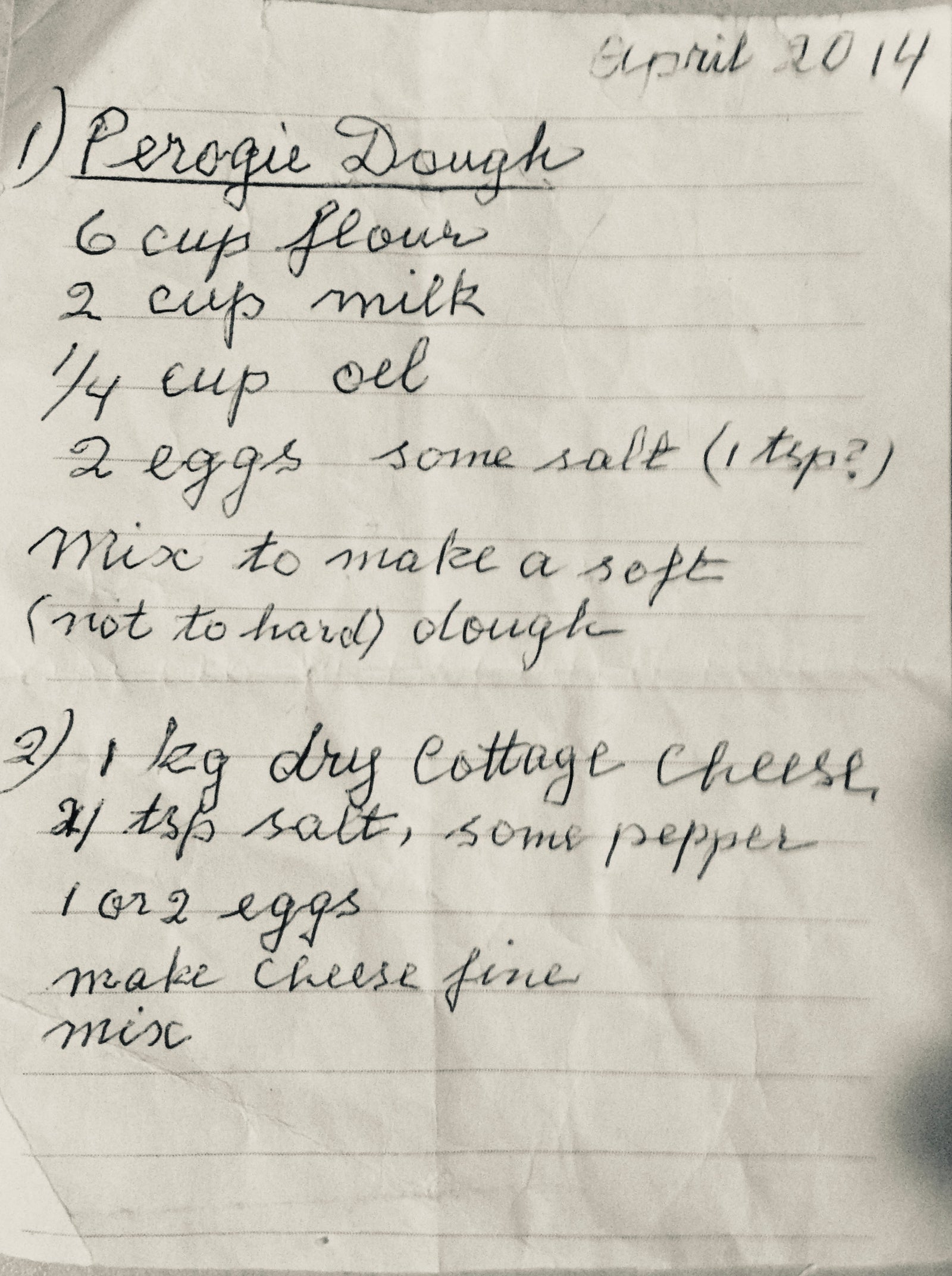 Seasoned with Memories