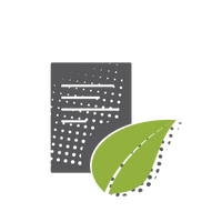 Document with Leaf Graphic